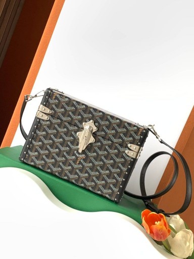 Goyard كاسيت الجذع حقيبة أسود