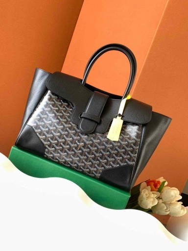 Goyard سايغون حمل حقيبة أسود
