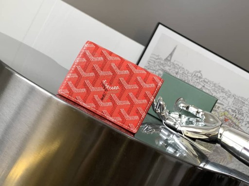 Goyard Malesherbes Karta Peněženka Červená