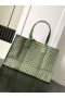 Goyard Villette Žakárové MM Tote Bag Zelená
