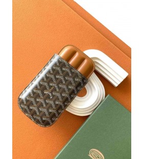 Goyard Churchill Na 3 Doutníky Černé & Tan