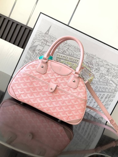 Goyard Vintage Bowling Bag Pink
