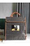 Goyard Saint Léger Rygsæk Limited Edition Fransk Bulldog Black & Tan
