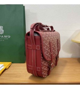 Goyard Belvedere Messenger Goyardine MM Taske Rød