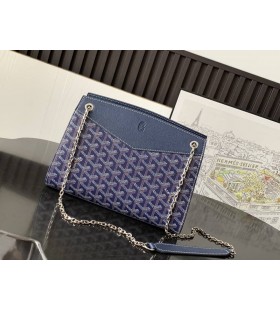 Goyard Rouette Structuré PM Taske Navy Blå