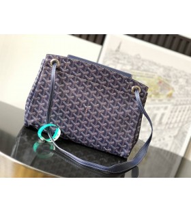 Goyard Rouette Souple Taske Navy Blå