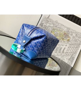 Goyard Bowling 25 Toiletry Bag Sky Blue