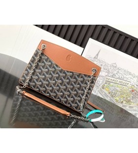 Goyard Rouette Structuré Mini Taske Black & Tan