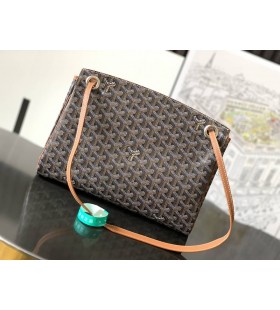 Goyard Rouette Souple Taske Black & Tan