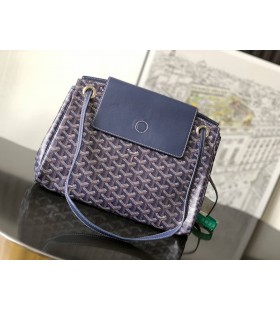 Goyard Rouette Souple Taske Navy Blå