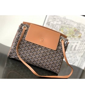 Goyard Rouette Souple Taske Black & Tan