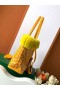 Goyard Rabbit Fur Mini Tote Bag Geel
