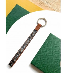 Goyard Sesam Sleutelhanger Black & Tan