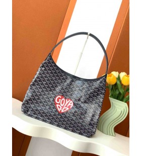 Goyard Bohème Hobo Bag Groot Hart Navy Blauw