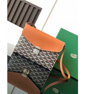 Goyard Chypre Wallet-Pouch Black & Tan