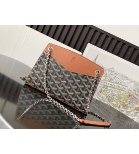 Goyard Rouette Structuré Mini Bag Black & Tan