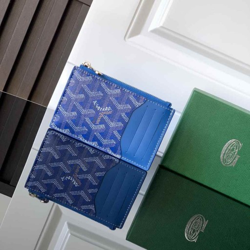 Goyard Bourbon Zippée Titulaire De La Carte De Ciel Bleu