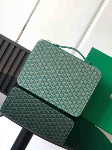Goyard Compagnon Universel Porte-Documents A4 Vert