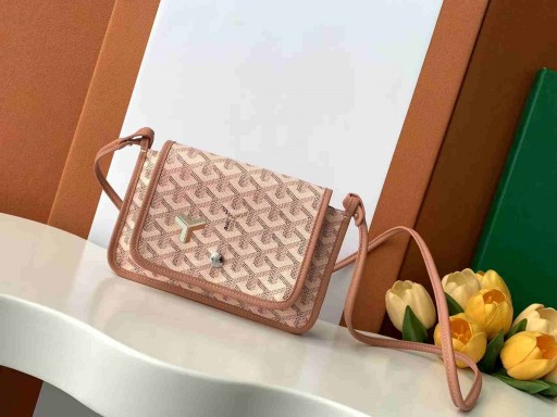 Goyard Plumet Poche Porte-Monnaie En Édition Limitée Nacré Brun