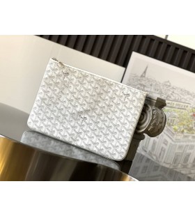 Goyard Sénat MM Sachet Blanc