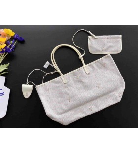 Goyard Saint Louis Goyardine Claire Voie PM Sac Blanc & Rose