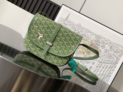 Goyard Belvedere PM Bag Limited Edition Forest Green