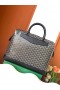 Goyard Cisalpin Dokument Tasche, Schwarz