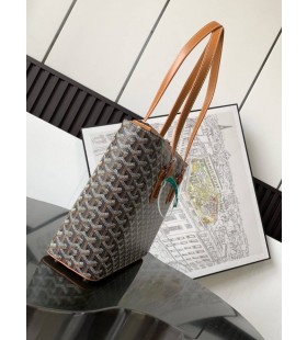 Goyard Marie Galante Bag Black & Tan