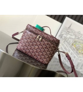 Goyard Muse Vanity Case Burgundy