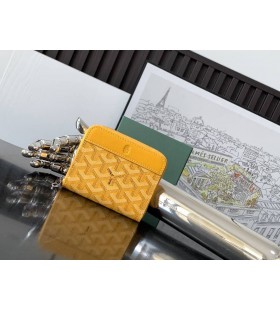 Goyard Matignon Mini Wallet Yellow