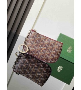 Goyard Senat Nano-Key Pouch-Burgundy