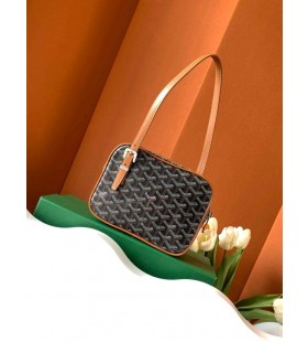 Goyard Goyardine Yona Bag Black & Tan