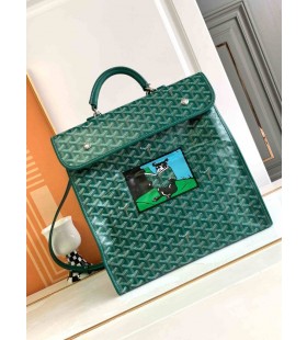 Goyard Saint-Léger-Rucksack X Hulot Edmon Grün