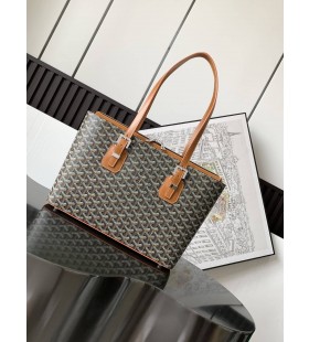 Goyard Marie Galante Bag Black & Tan