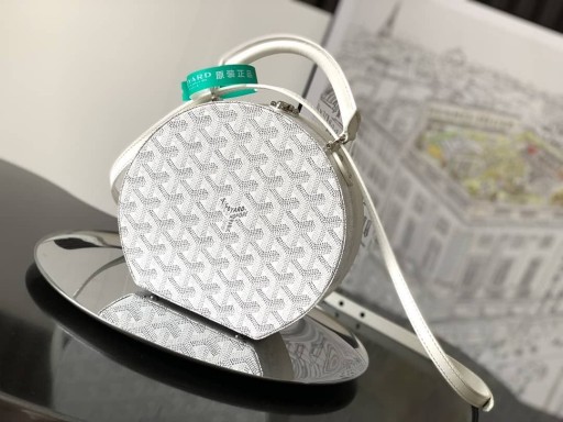 Goyard Το Alto Καπελιέρα Κορμών Τσάντα Λευκή