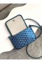 Goyard Plumet Τσέπη Πορτοφόλι Limited Edition Περλέ Μπλε