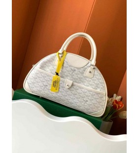 Goyard Αγία Ιωάννα MM Bowler Λευκό