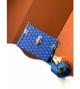 Goyard Κασέτα Κορμών Τσάντα Μπλε Του Ουρανού