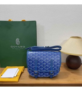 Goyard Belvedere Messenger Goyardine PM Τσάντα Μπλε του Ουρανού