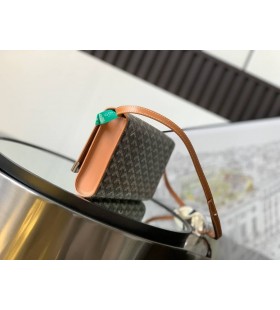 Goyard Monte-Carlo PM Clutch Black & Tan
